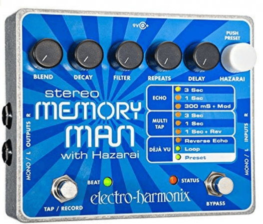 electro-harmonix Stereo Memory Man with Hazarai Stereo Memory Man